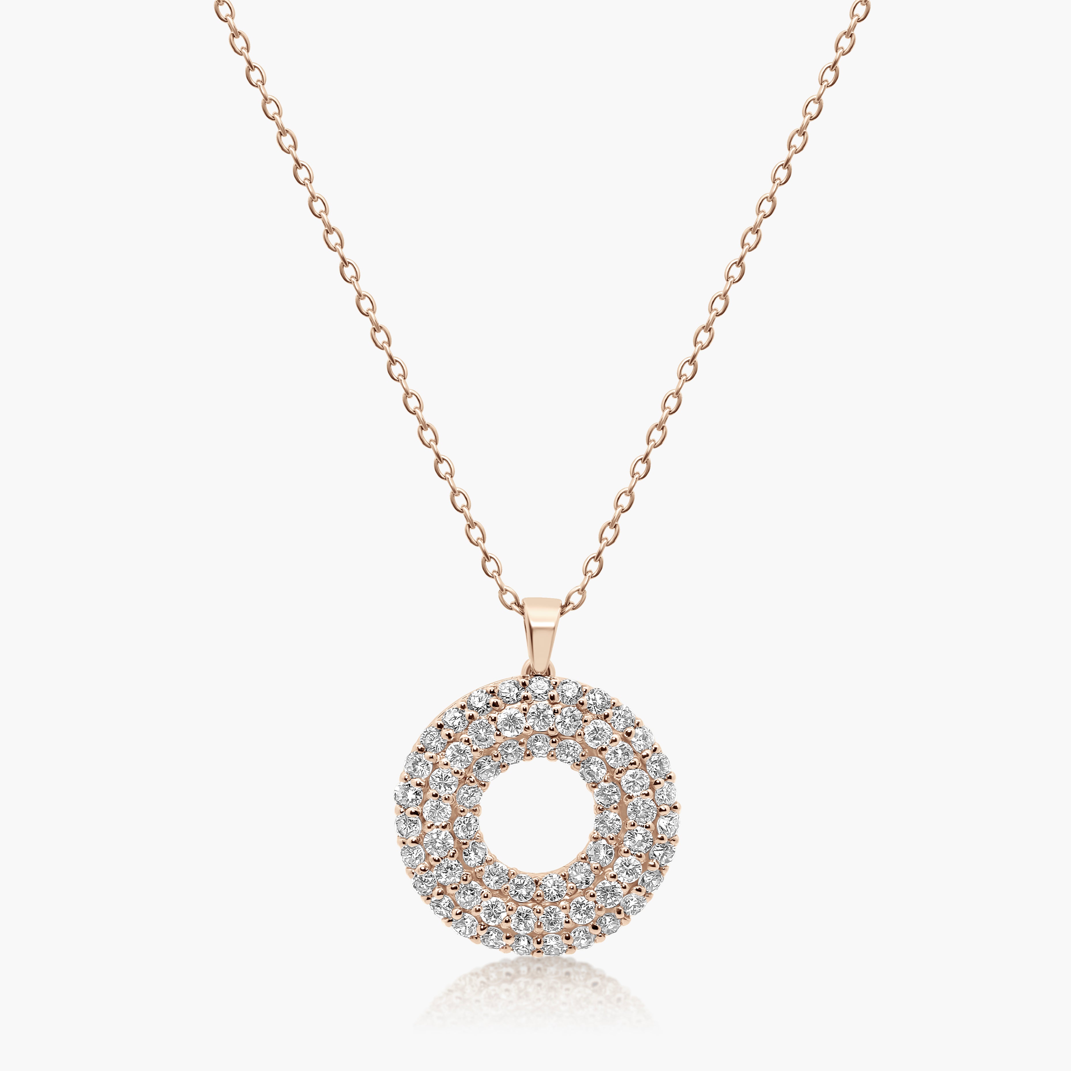 Maliso Diamond Circle Pendant