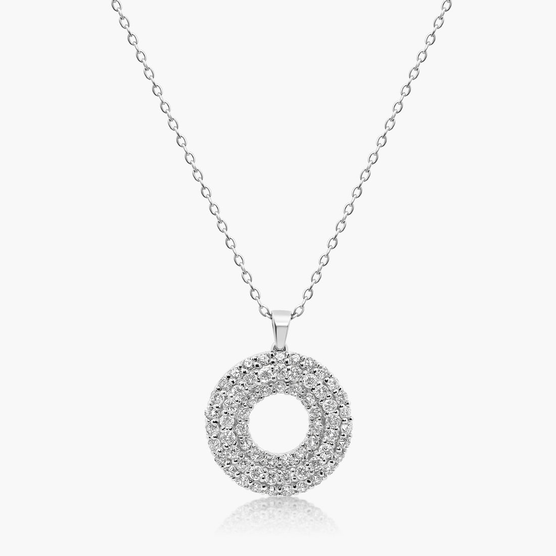 Maliso Diamond Circle Pendant