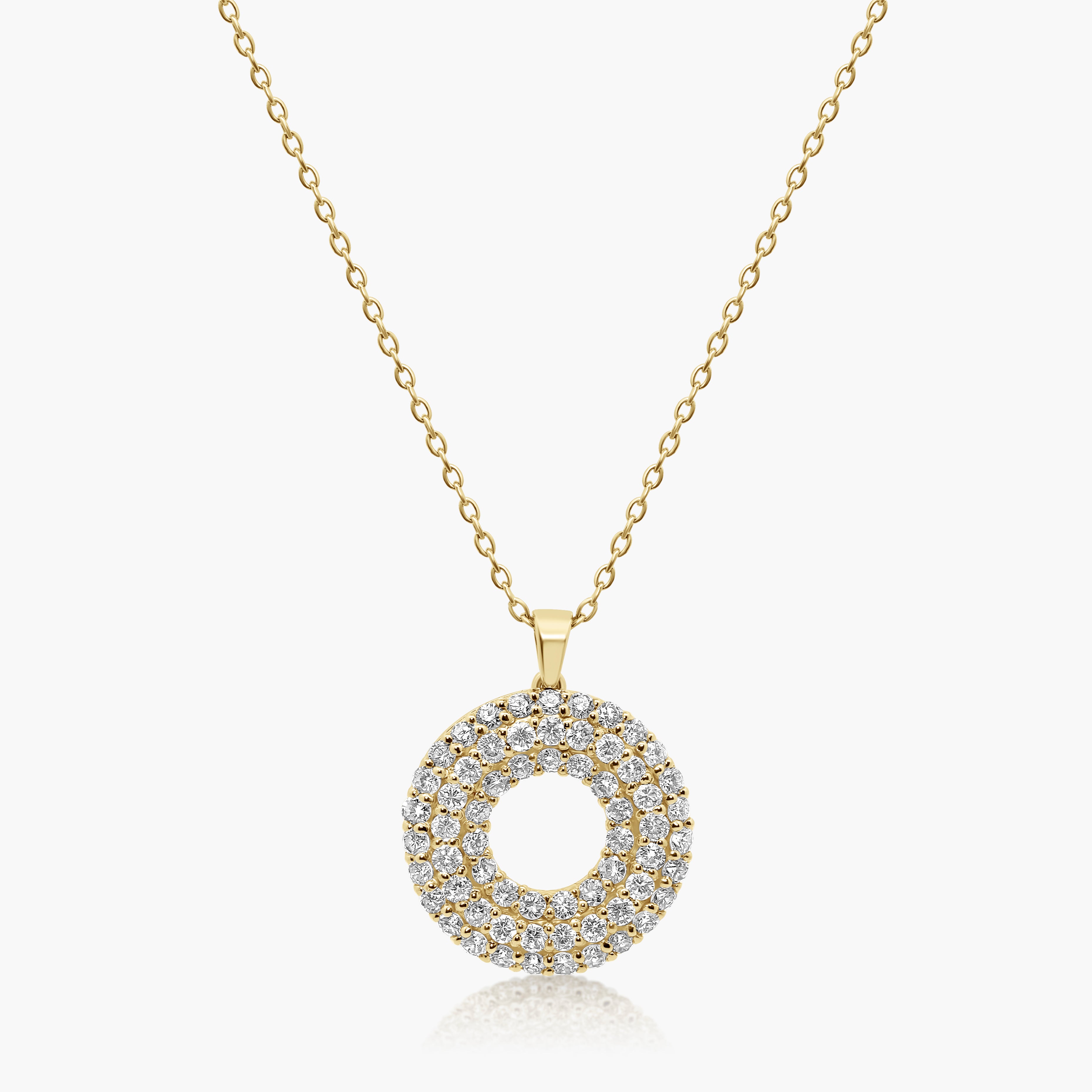 Maliso Diamond Circle Pendant