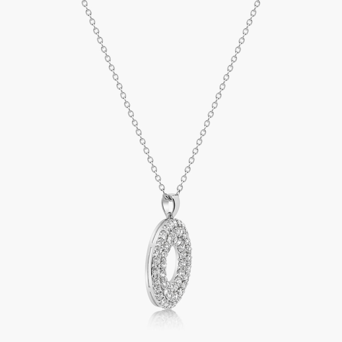 Maliso Diamond Circle Pendant