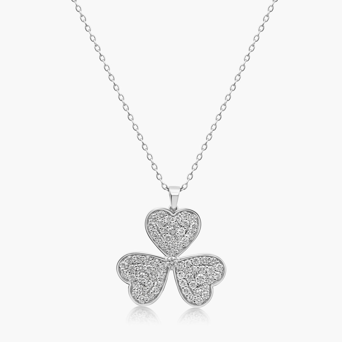 Flovia Diamond Clover Pendant