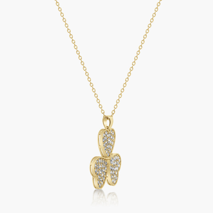 Flovia Diamond Clover Pendant