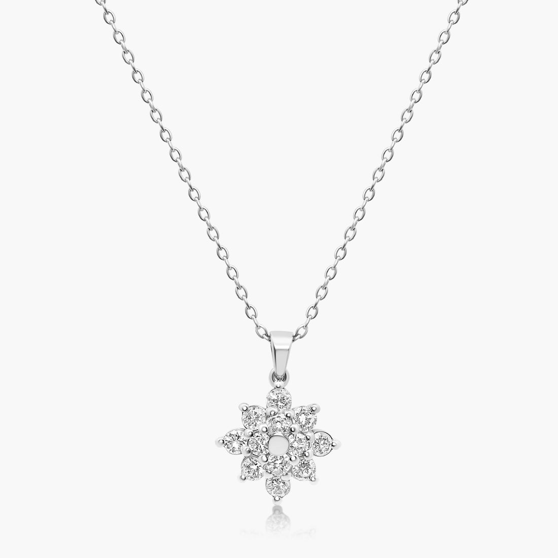 Lara Diamond Flower Pendant