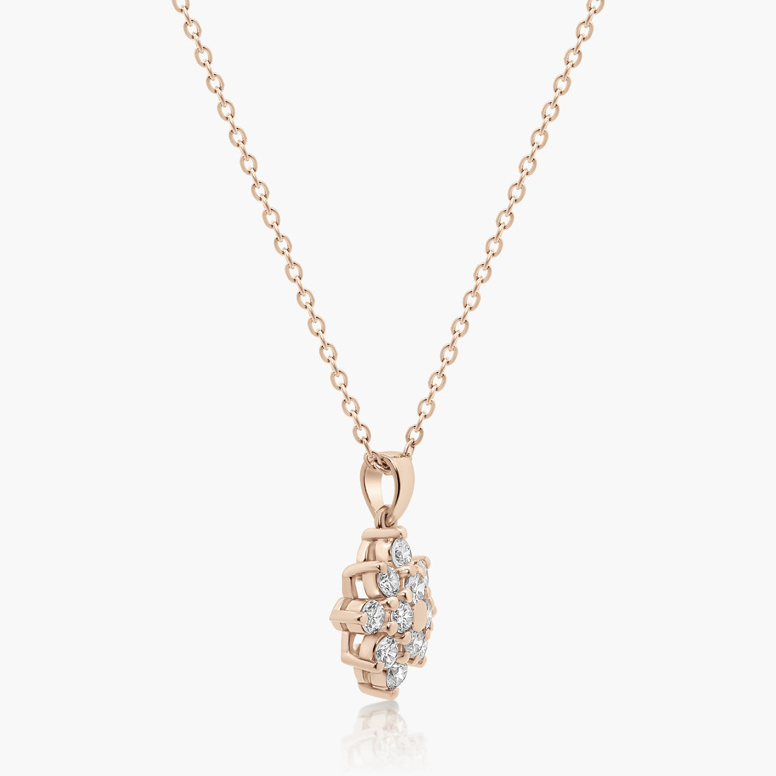 Lara Diamond Flower Pendant