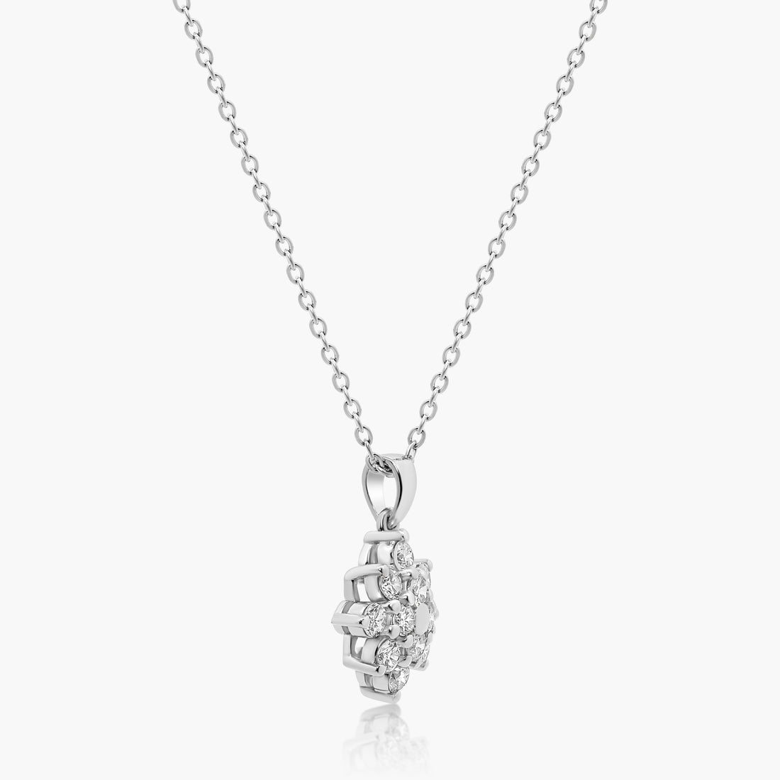 Lara Diamond Flower Pendant