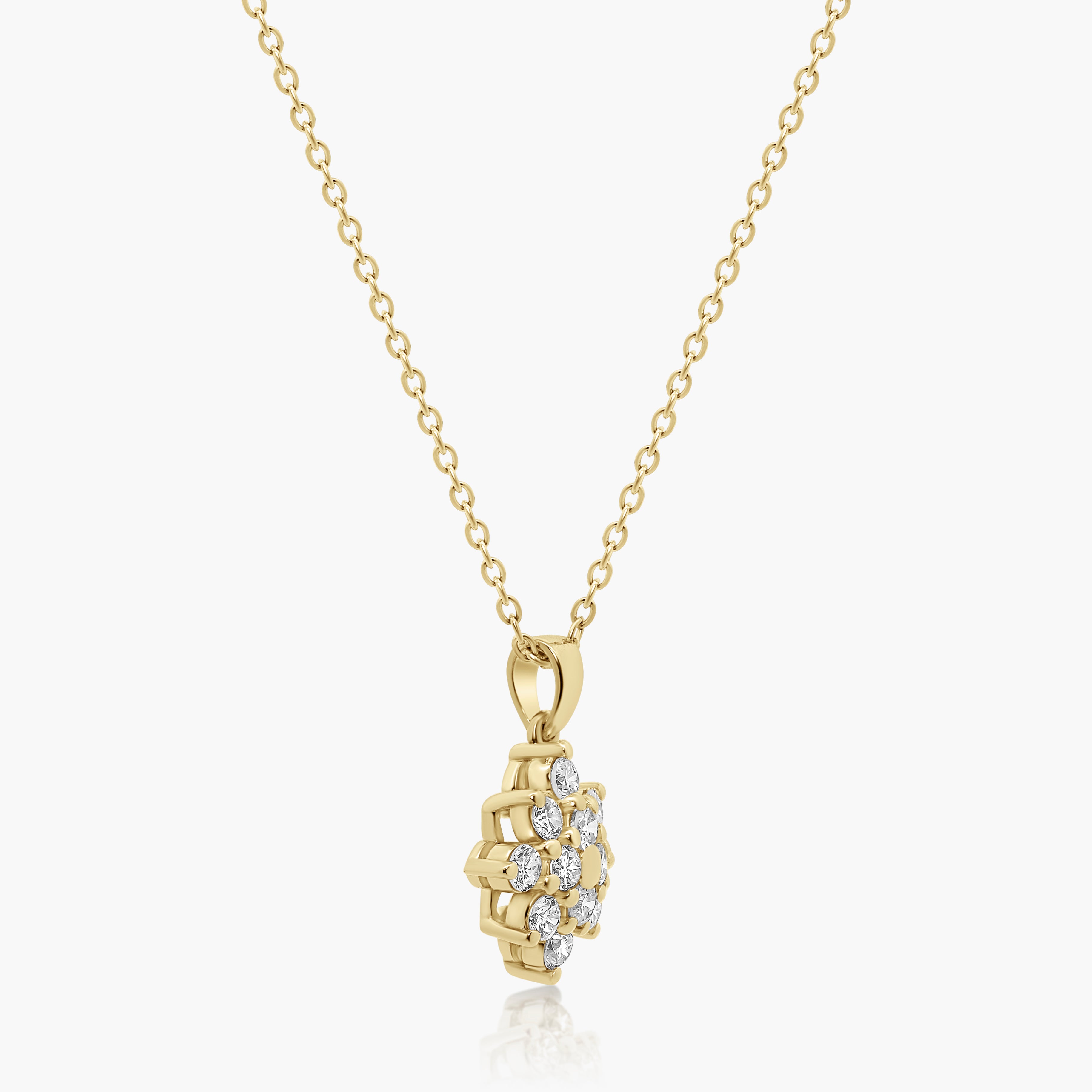 Lara Diamond Flower Pendant
