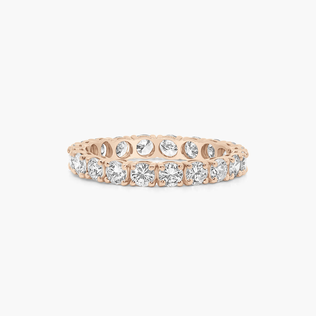 Jade Diamond Eternity Ring