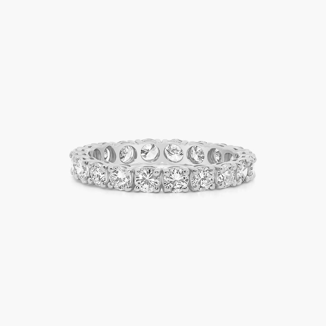 Jade Diamond Eternity Ring