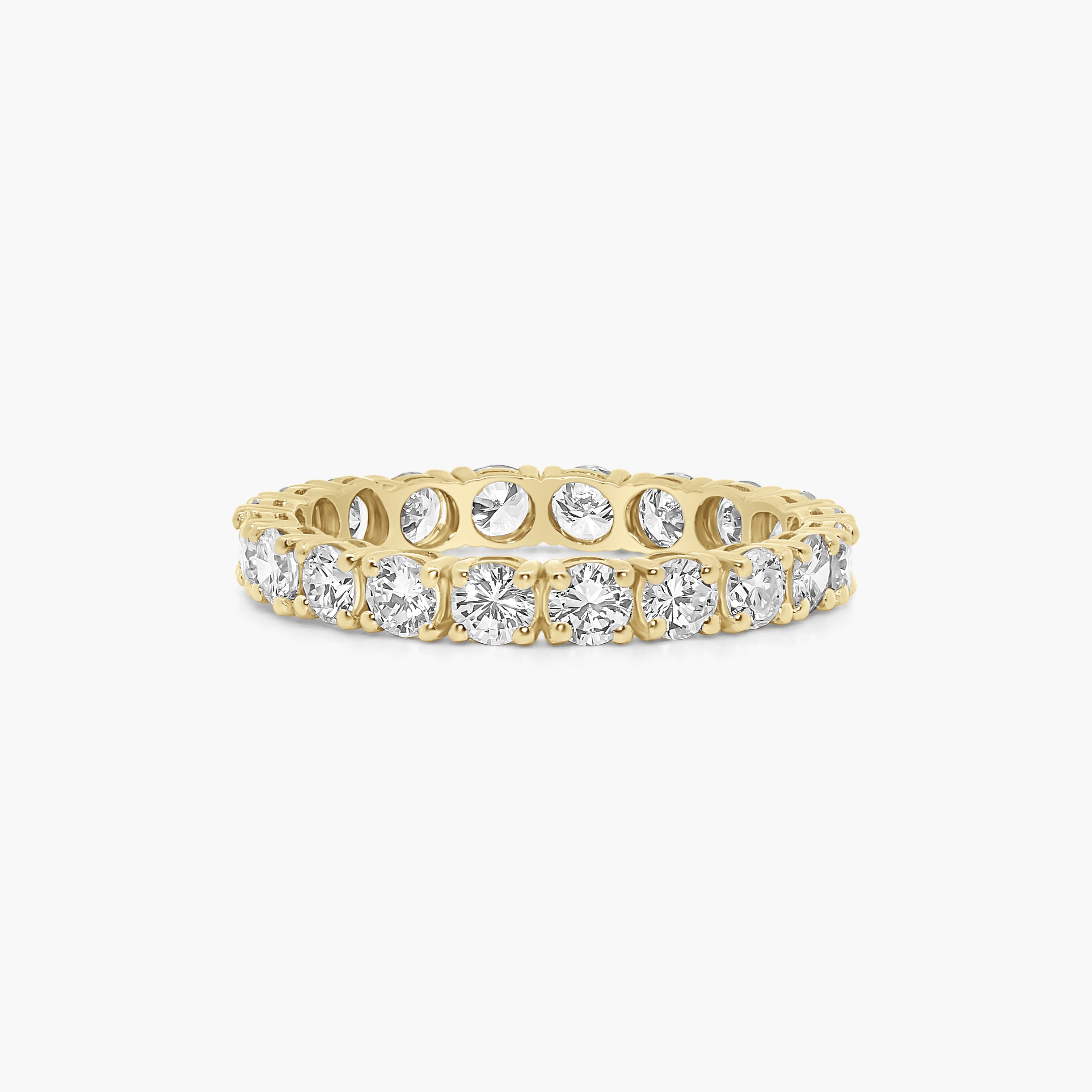 Jade Diamond Eternity Ring
