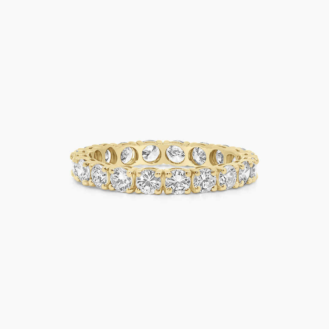 Jade Diamond Eternity Ring