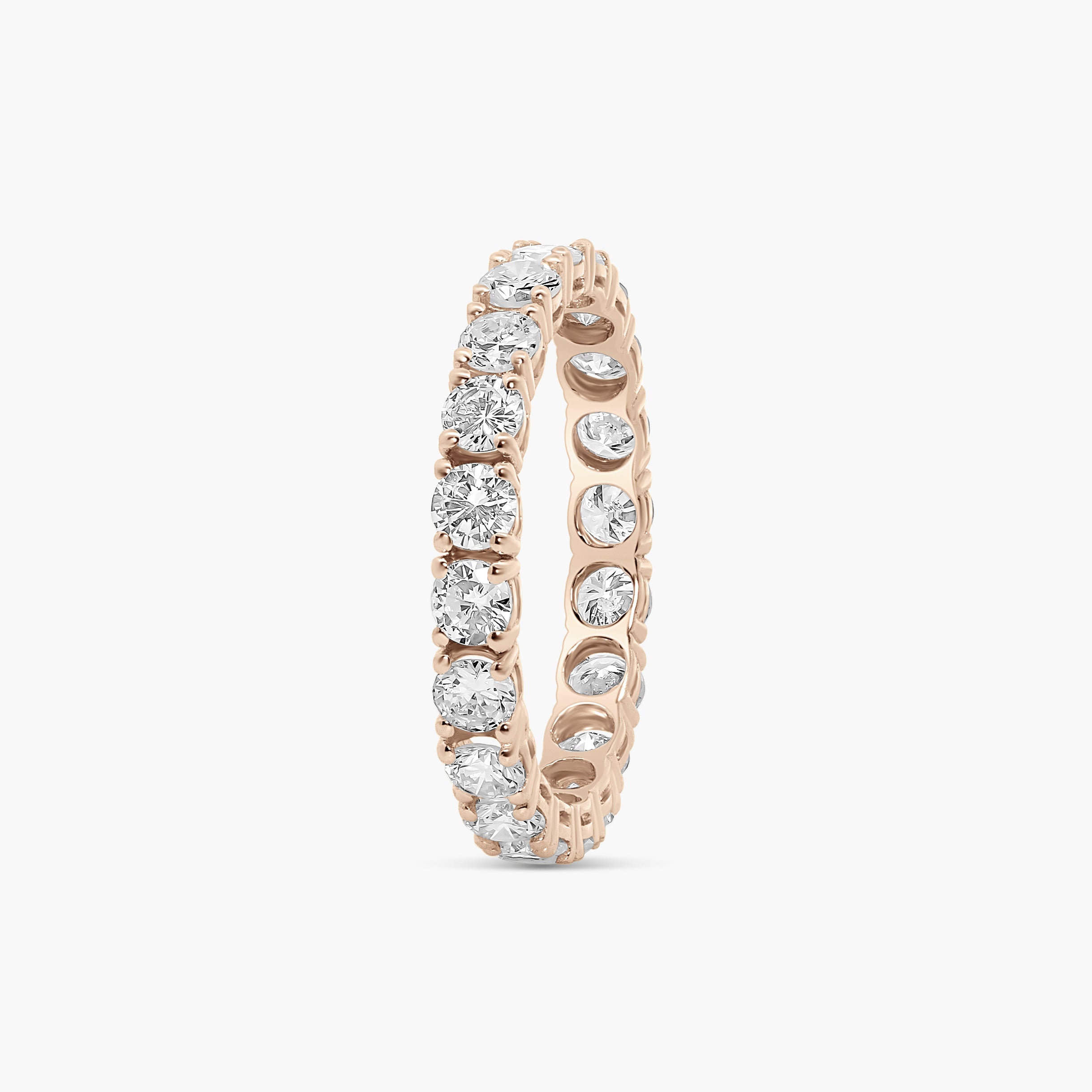 Jade Diamond Eternity Ring