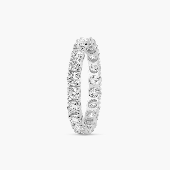 Jade Diamond Eternity Ring