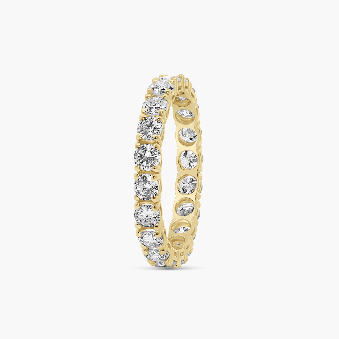 Jade Diamond Eternity Ring