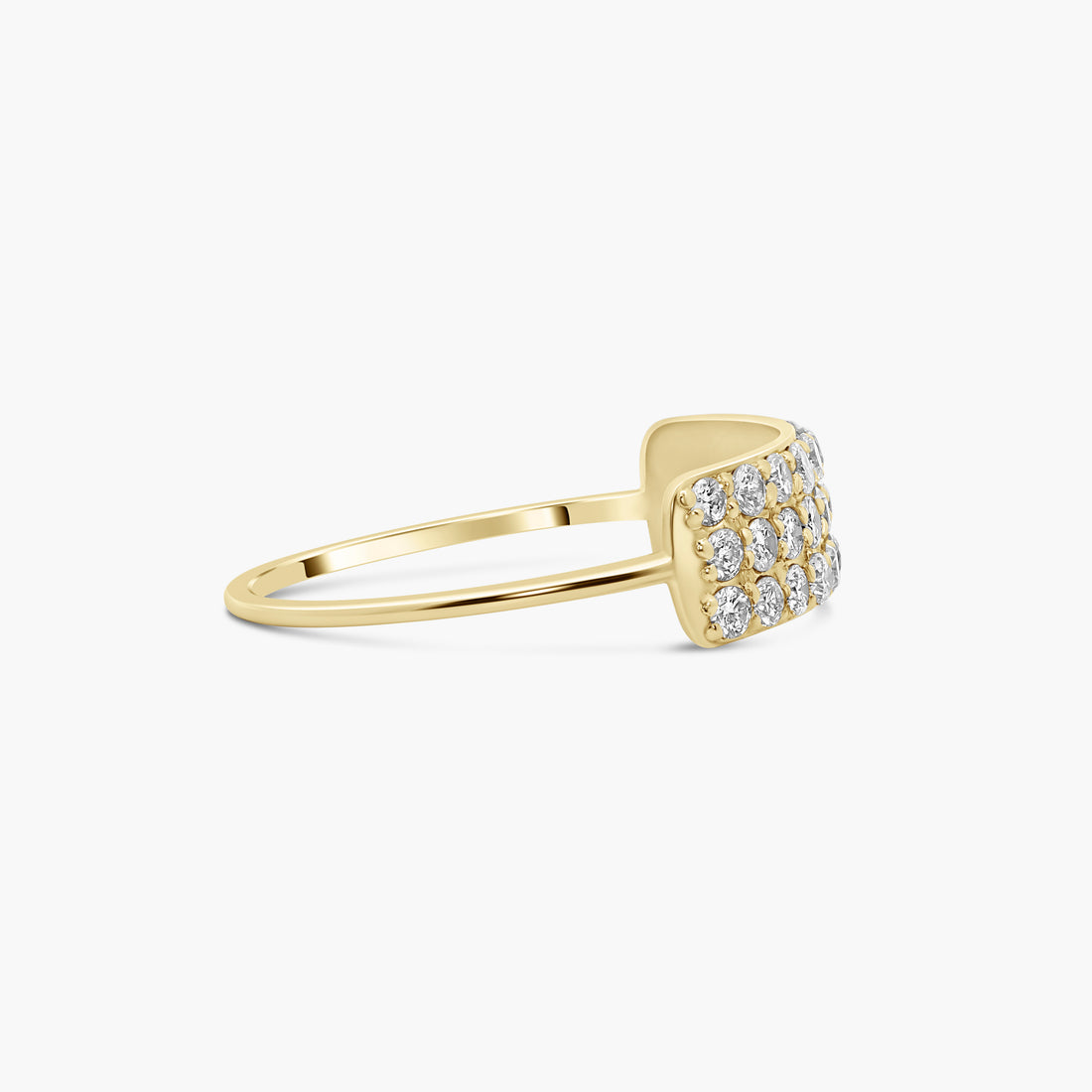 Niade Diamond Triple Row Ring