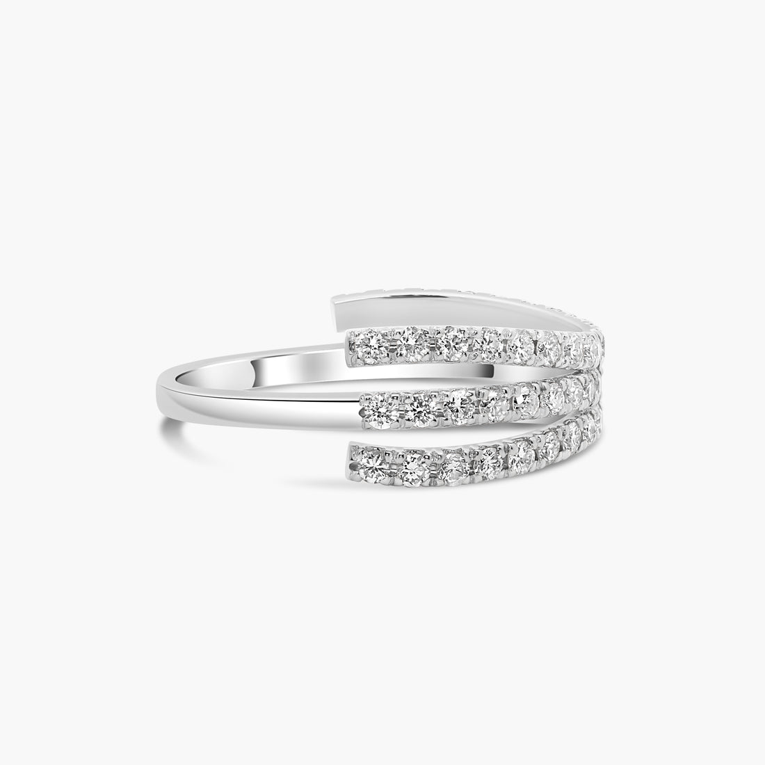 Alini Three Row Diamond Ring