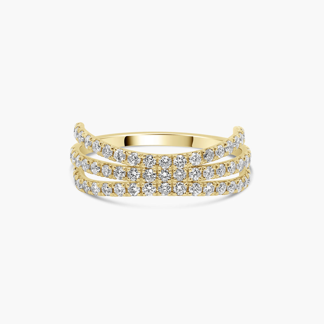 Alini Three Row Diamond Ring